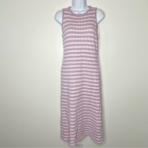 Le Lis Knit Lavender Stripe Sleeveless Midi Dress